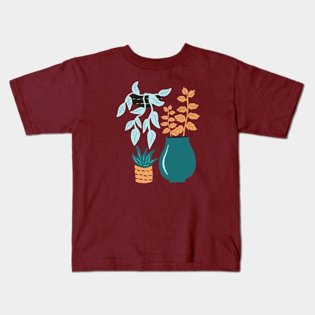 Plant Collector 2 Kids T-Shirt by sadsquatch